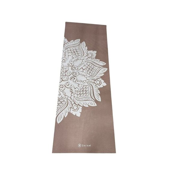 Gaiam Floral Yoga Mat Perennial 68" L x 24" W x 4mm Light Purple - Picture 1 of 4